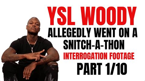 woody ysl snitch|did lil woody snitch.